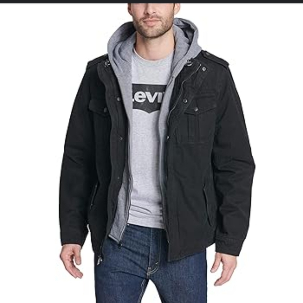 NWT Levis Military Jacket Size LARGE
